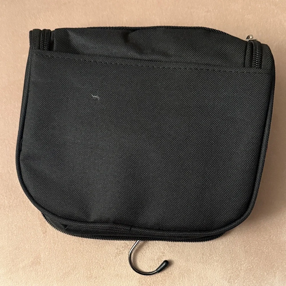 How to Get Away With Murder travel toiletry bag Black Embroidered Zippered Pouch